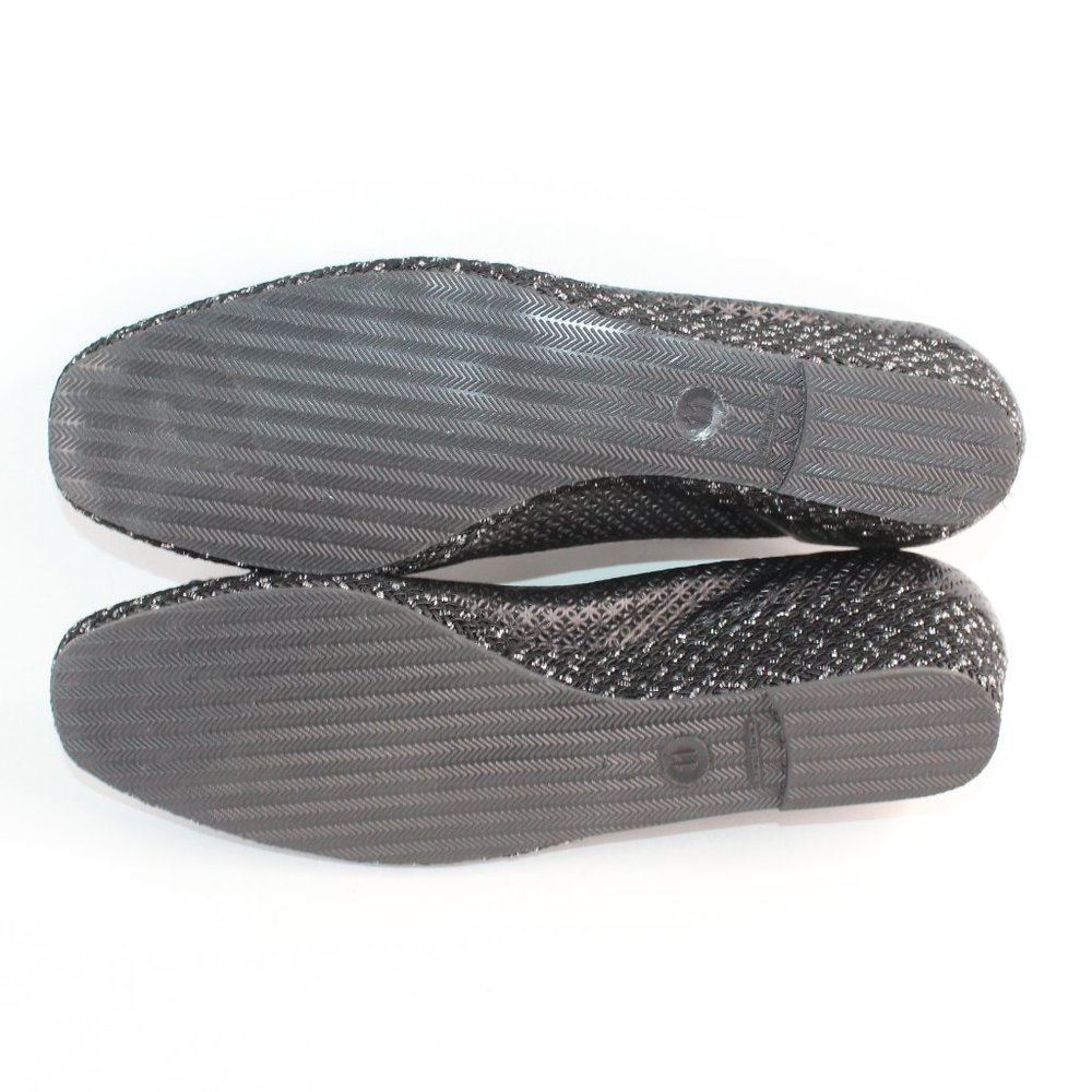 SESTO MEUCCI Black Embellished Round Toe Wedge - Picture 9 of 13